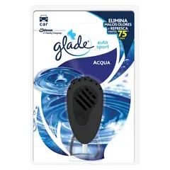 GLADE - Ambientador para Auto Líquido Sport Ambientador para AutoAcqua