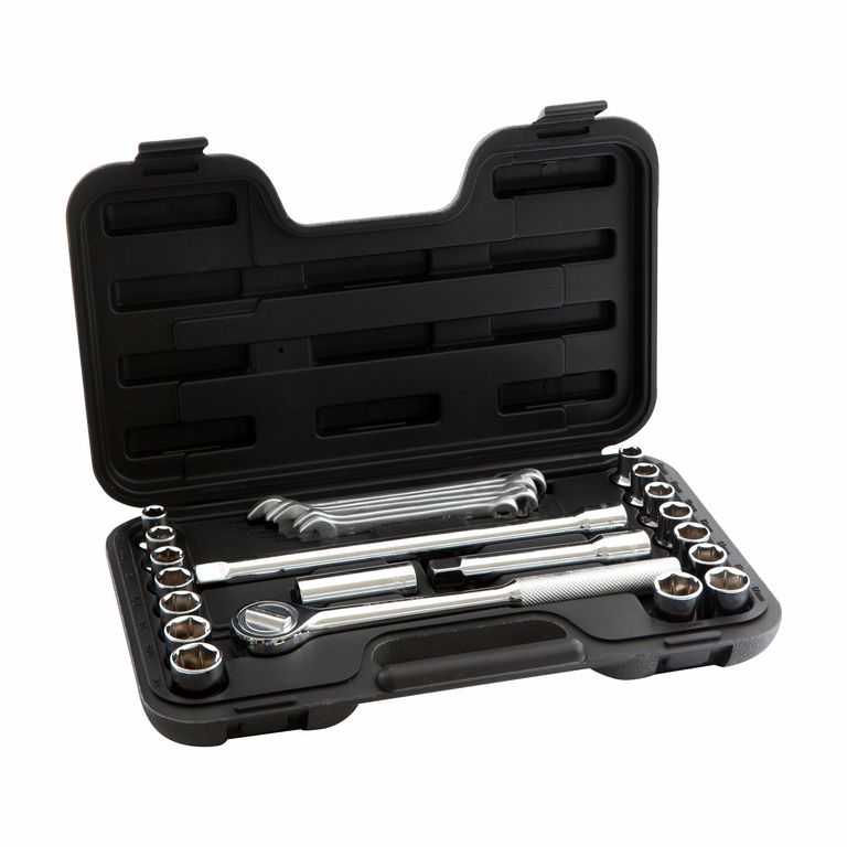 Set 25 Llaves y Dados 1/2" Milimetros/Pulgadas