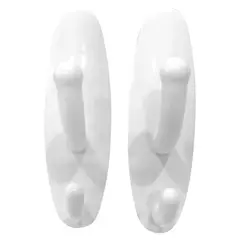 ZENDER - Gancho Adhesivo Doble Cara x 2 unid
