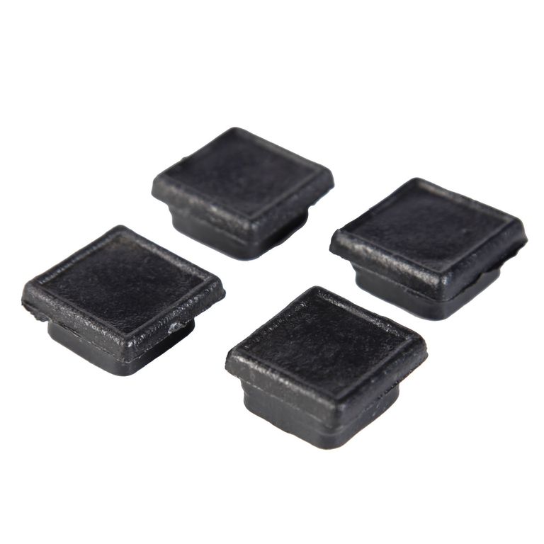 Regatón Cuadrado PVP 7/8" x 4 unid.