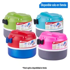 POLIMES - Lonchera 0.75LT Polimeros PVC Rosado