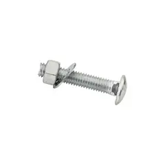 FIXSER - Perno con Tuerca y Arandela 3/8x2 Pulgadas x 4unid