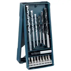 BOSCH - Set de Accesorios Puntas y Brocas Mini X-Line 15 Piezas