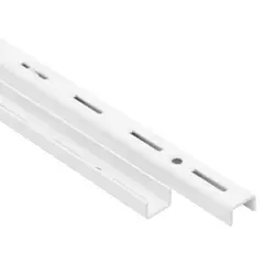 DUCASSE - Pilar Ranurado Simple 150cm Blanco