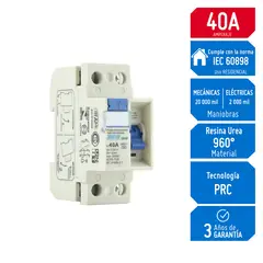 SICA - Interruptor diferencial 2x40A
