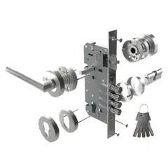 FORTE - Cerradura de Embutir Estándar Principal Derecho