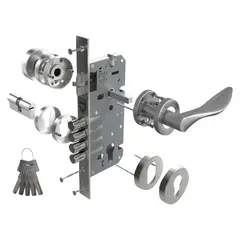 FORTE - Cerradura de Embutir Onda Principal Izquierdo