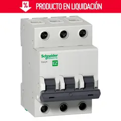 SCHNEIDER ELECTRIC - Interruptor Termomagnético 3P 16A - Riel Din