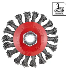 BAUKER - Grata de Acero Cónica 4"