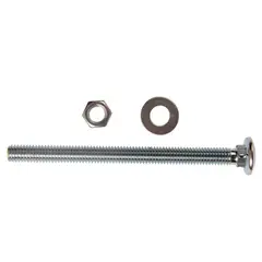 FIXSER - Perno con Tuerca y Arandela 3/8-16x5 Pulgadas x 4unid