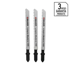 BAUKER - Set de Hojas para Calar 10 Dientes 3 Unidades