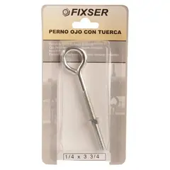 FIXSER - Perno Ojo con Tuerca 1/4x3,3/4 1 unid.