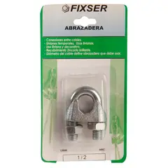 FIXSER - Abrazadera Protege Cable 1/2 1 unid.