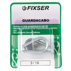 FIXSER - Guardacabo Protege Cable 3/16 2 unid.