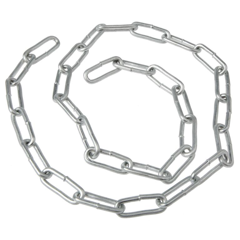 Cadena Eslabonada Largo Zincada 4 mm.