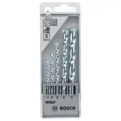 BOSCH - Set de 5 Brocas para concreto CYL-1 Ø4-5-6-8-10mm