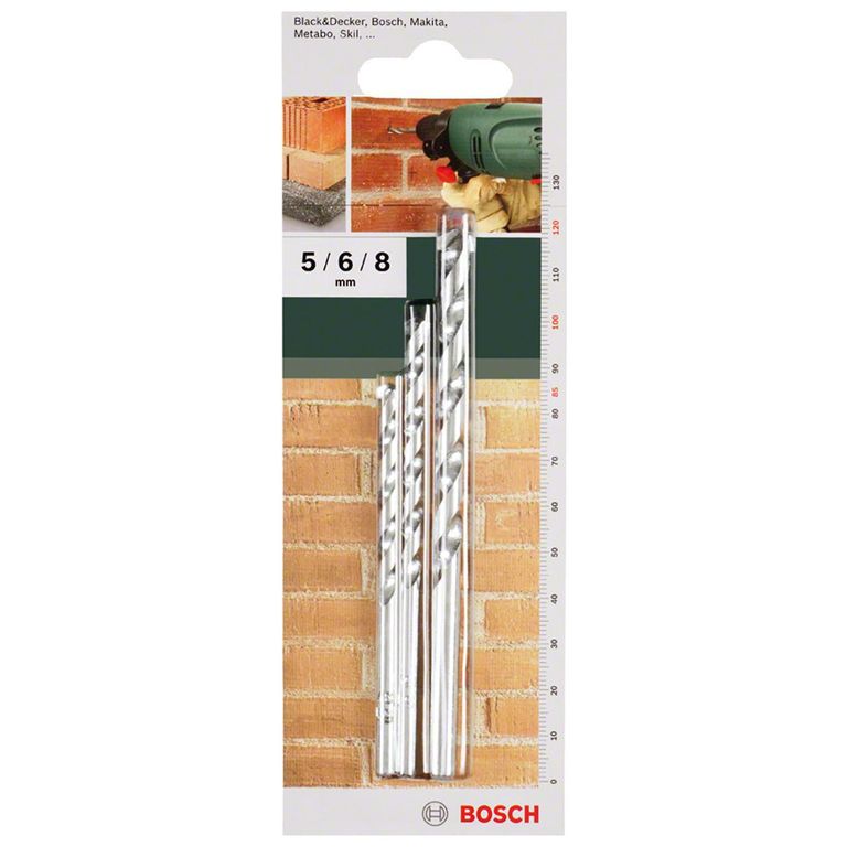 Set de Brocas Concreto 3 Piezas