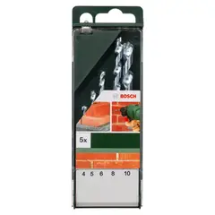 BOSCH - Set de Brocas 4-10 mm 5 Piezas