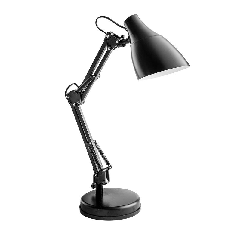 Lámpara de Escritorio Artic 1L E27 Negro