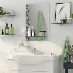 SENSI DACQUA - Espejo de Baño con Repisa 45x60cm