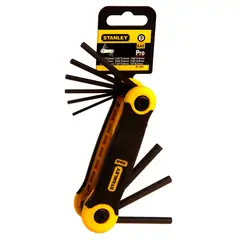 STANLEY - Juego De Llaves Hexagonales Metalicos 8 Piezas