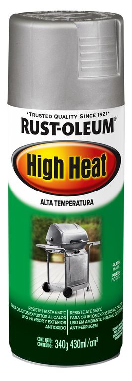 Aerosol Alta Temperatura Plata Mate 340 Gr.