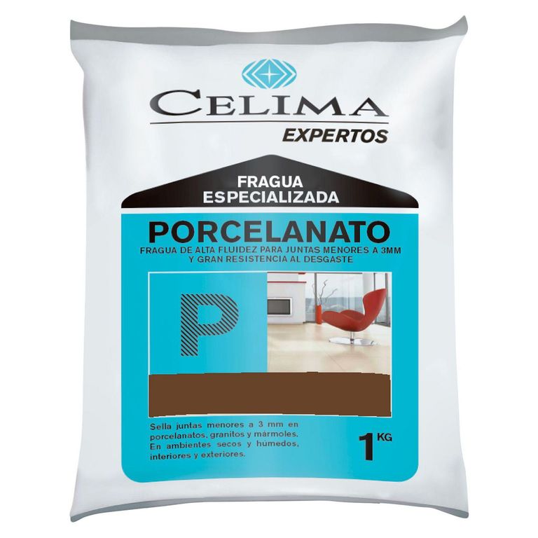 Fragua para Porcelanatos Tabaco 1kg