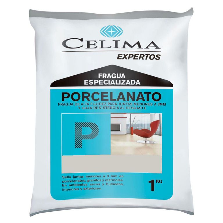 Fragua para Porcelanatos Gris 1kg