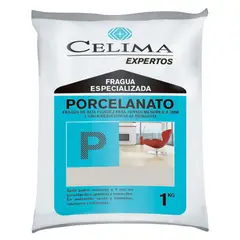 CELIMA - Fragua para Porcelanatos Gris 1kg