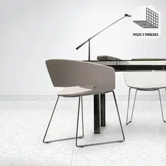 SAN LORENZO - Cerámica rectificada Blanco 46x46 Marmoladas Satín 2.08 m2