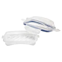 BASA - Jabonera Hermética con Tapa Transparente