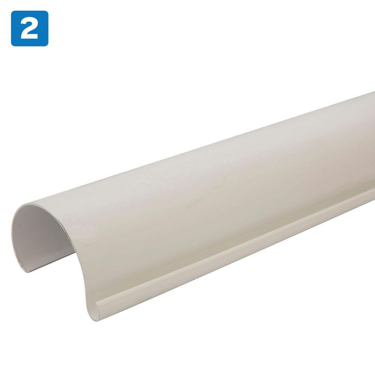 Canaleta para lluvia DN 125 x 3 m