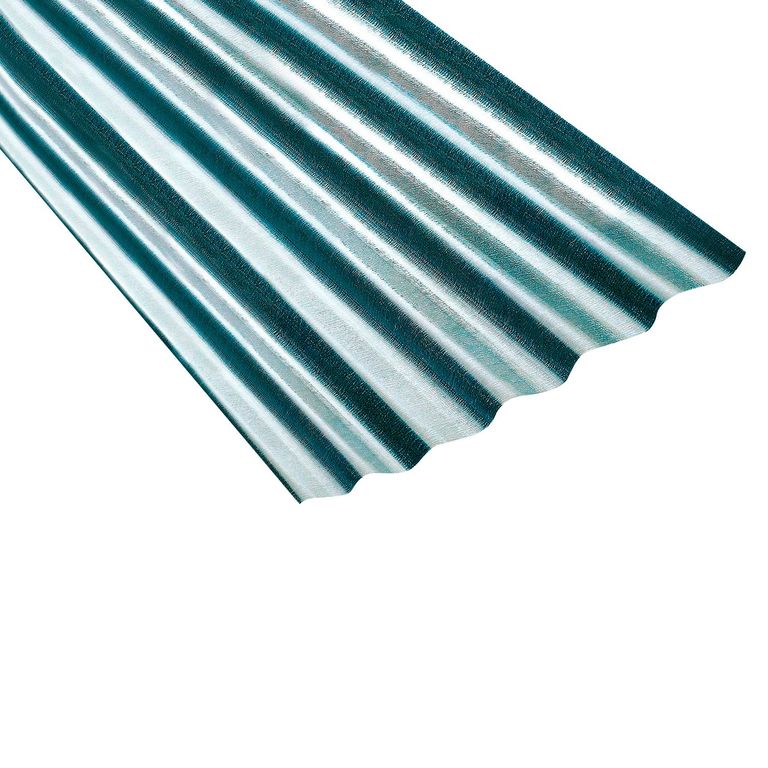 Calamina Acero Galvanizado Plateado 80 x 360 x 0.14