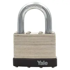 YALE - Candado de Acero Inoxidable Laminado 50 mm