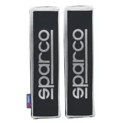 SPARCO - Cubrecinturon para Auto Negro/Gris