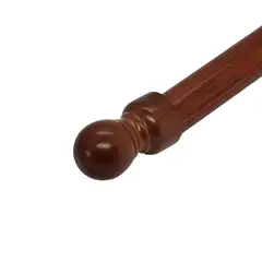 JUST HOME COLLECTION - Terminal Bola madera chocolate 28mm (2un)