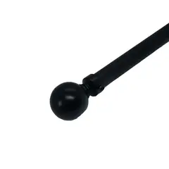 JUST HOME COLLECTION - Terminal Bola fierro negro 28mm (2un)