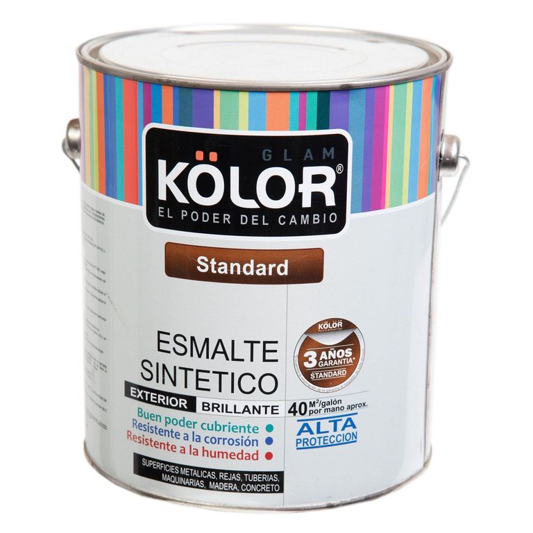 Esmalte sintético Estándar amarillo 1 gl