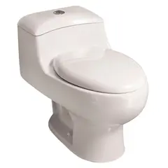 VAINSA - WC Inodoro One Piece Mediterraneo Blanco