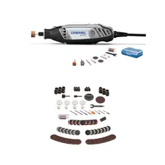 DREMEL - 3000 Minitorno + 10 Accesorios + Set de Accesorios Multipropósito 110 Piezas