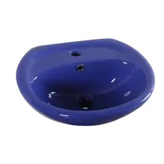 SENSI DACQUA - Lavamanos Sobre Pedestal Lara Azul