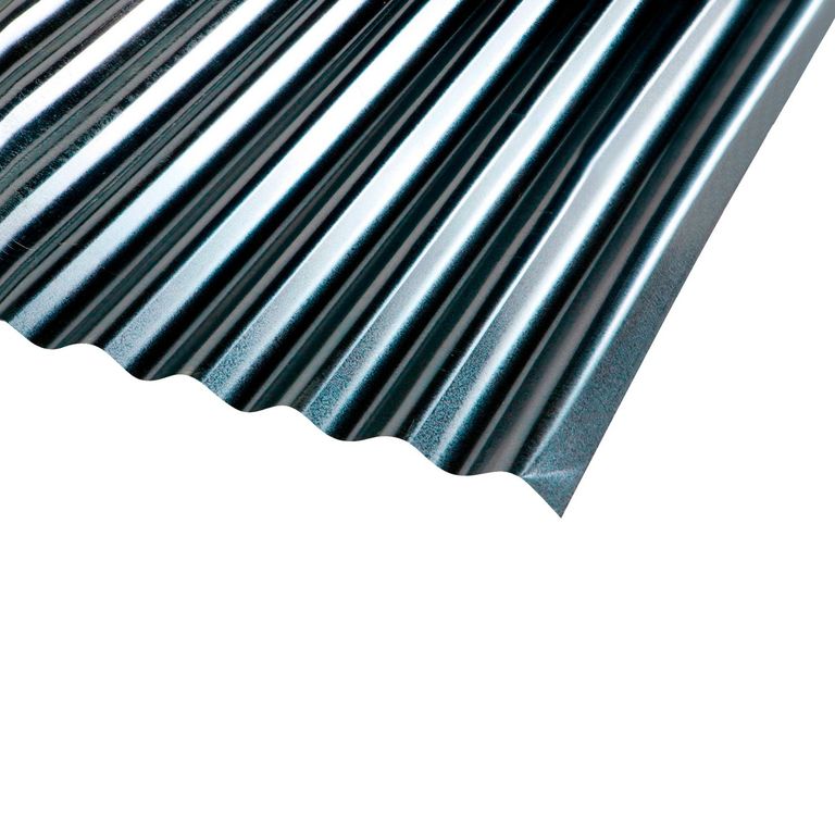 Calamina Acero Galvanizado Plateado 80 x 360 x 0.20