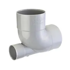 PLASTICA - Codo Ventilación Reducción 4"x2" simple presión