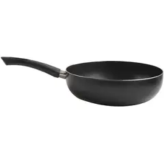 CASA BONITA - Wok Antiadherente 28 Acero Inoxidable Negro