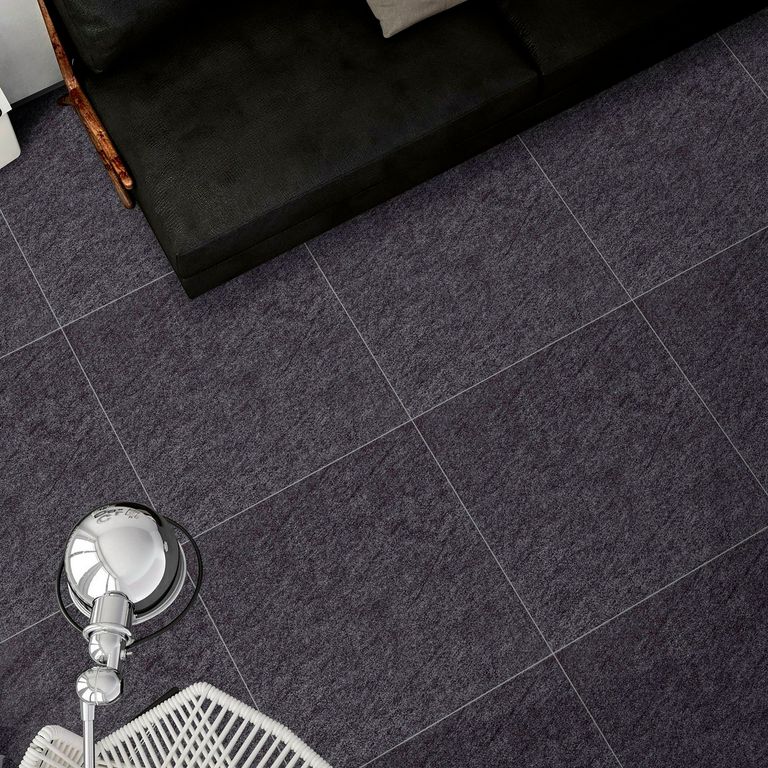 Gres Porcelanico Negro Cementicio 60X60cm 1.44m2