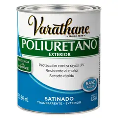VARATHANE - Pintura para madera exterior Satinado 0,946L