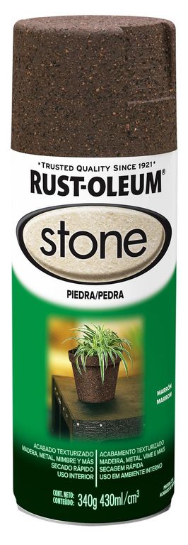 Aerosol Acabado Piedra Marrón 340 Gr.