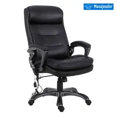 JUST HOME COLLECTION - Silla de Oficina Masajeadora Peruggia