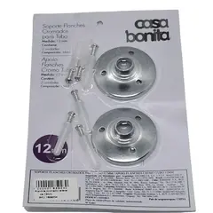 METALHSA - Soporte Lateral cromado 12mm (2un)