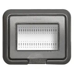 BTICINO - Cubierta Idrobox Living Light Negro